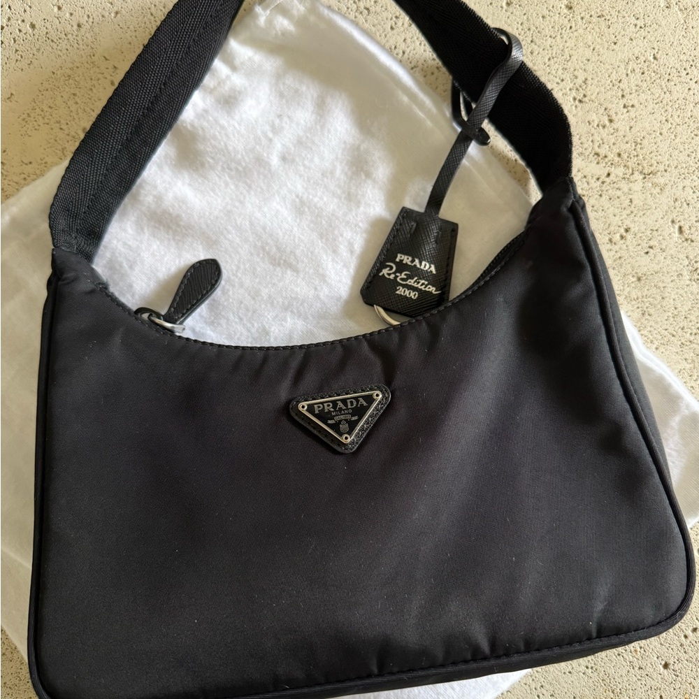 Prada Black Re-Edition Nylon Bag